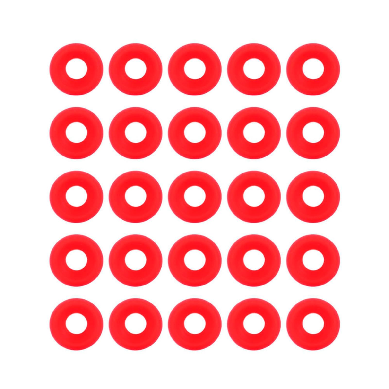 TOPINCN 25Pcs Gaskets, Silicone Seals Swing Flip Top Bottle Home Brewing Beer Seals Silicone Rubber Soda Bottle Seal