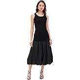 BARDOT Women's Melody Lace Poplin Maxi Dress