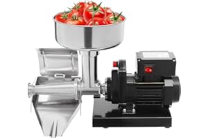 Tomato Sauce Maker, 450W Electric Tomato Strainer Machine Commercial Tomato Milling Machine, Stainless Steel Tomato Press Mak