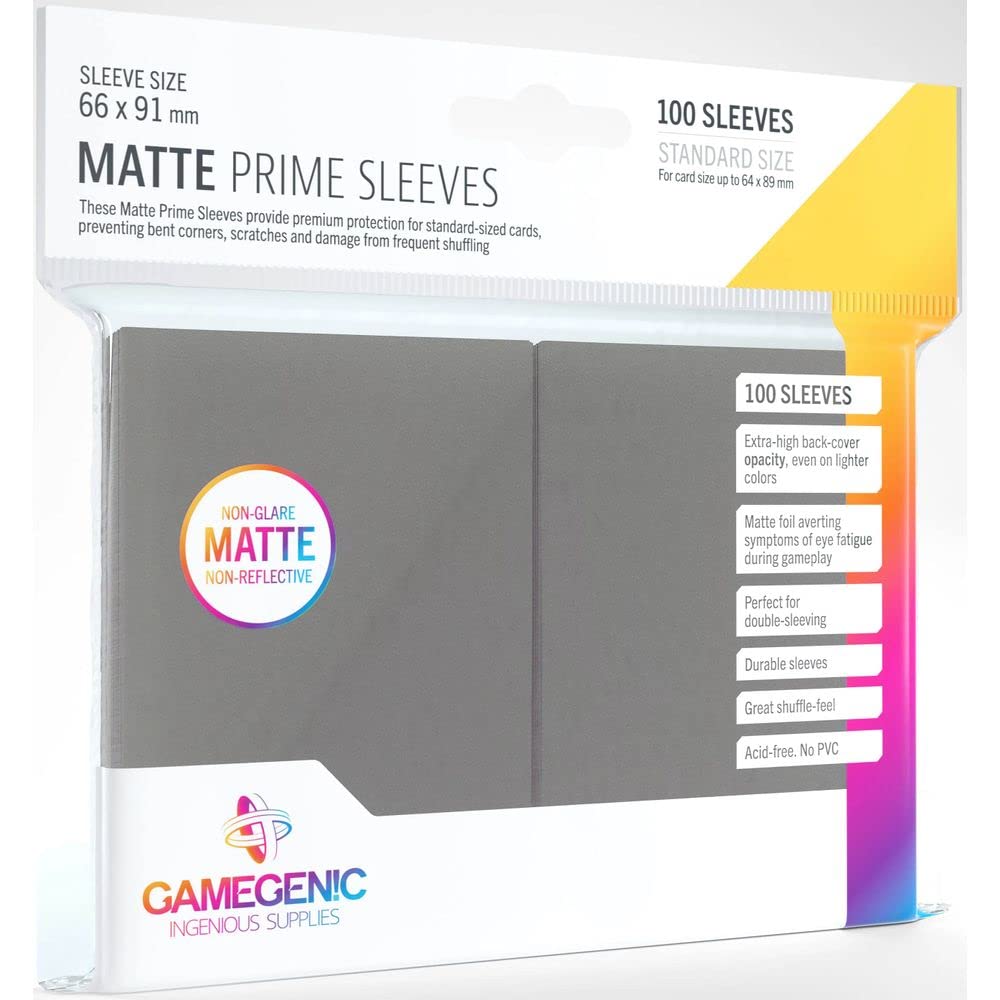 Gamegenic Matte Prime Sleeves (100-Pack)