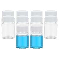 PATIKIL 10 Pcs 50ml Reagent Bottles, PET Wide Mouth