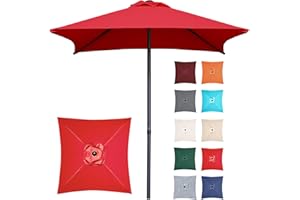 Trenovo 4.9 ft Patio Umbrella - Small Outdoor Table Umbrella with 4 Reinforced Ribs, UV Protection & Waterproof Pool Umbrella for Deck, Balcony, Garden, Lawn, Backyard, Market