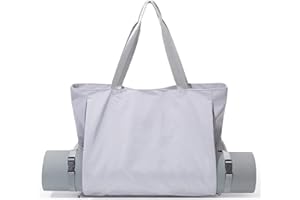Yoga Mat Bag, BOCMOEO Yoga Tote Bags and Carriers for Women, Waterproof Yoga Mat Carrying Bag Shoulder Gym Bag with Yoga Mat 