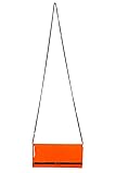 Jimmy Choo 100% Leather Orange Women's Shoulder Bag
