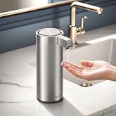 SUNLY Touchless Automatic Soap Dispenser &ndash; Clog-Free Pump, 0.2s Fast Sensor, USB-C Rechargeable, Smudge-Resistant Stainless Steel, for Kitchen &amp; Bathroom Soap Dispenser