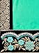 Shonaya Women's Embroidered Georgette Green Half & Half Saree With Unstitched Blouse Piece