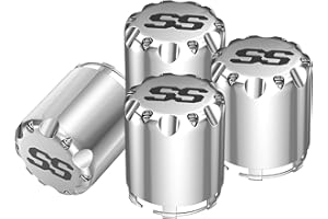 CLUBRALLY Universal Golf Cart ITP SS Wheel Center Cap Cover, 8,10,12 Inch Push in Style Chrome Center Hub Caps for Club Car EZGO Yamaha Golf Cart Wheel-4 Packs (Height 3.21" / Outer Diameter 2.75")