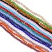 YUANZHIRUN Wholesale Facetd Glass Crystal Beads Strand 15 Colors 2100pcs 4MM Briolette Rondelle Crystal Beads Spacer for Jewelry Making primary