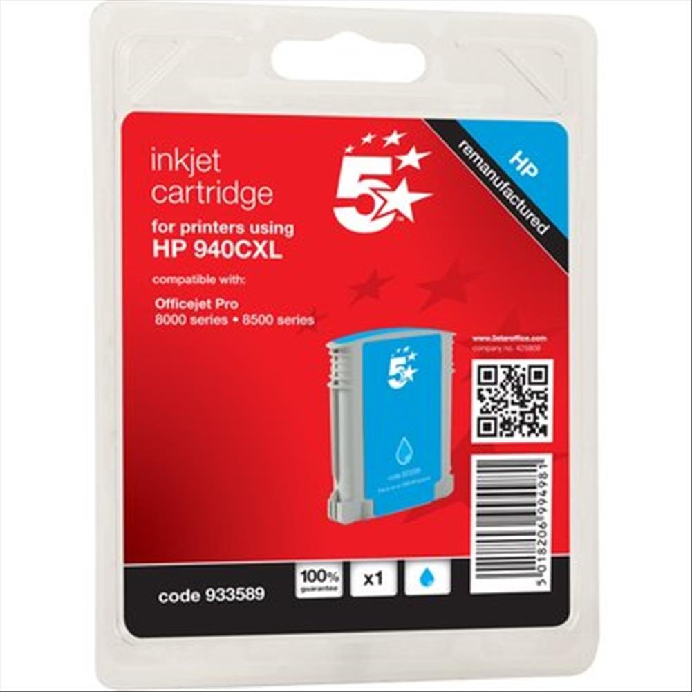 Five Stars 933589 C4907AE Inkjet Cartridge