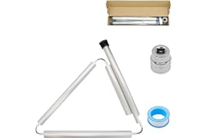 Powswopx Flexible Water Heater Magnesium Anode Rod 3/4" NPT Thread for Rheem GE, Rheem, Reliance, Richmond, Kenmore with 1-1/16" Hex Socket Tool and Teflon Tape (44 inch Flexible)