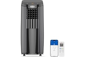 TOSOT 10,200BTU (6,200 BTU SACC) Portable Air Conditioner, Smart Wifi Control, AC Unit with Dehumidifier, Fan, Window Kit for
