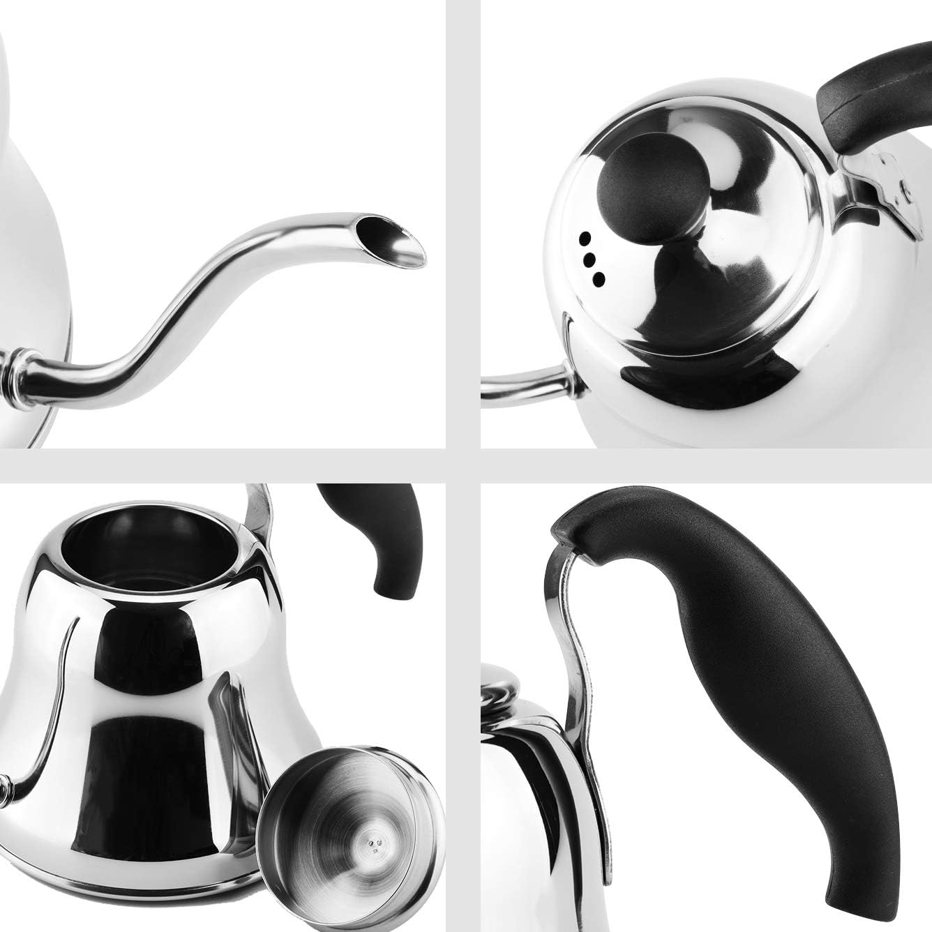 Chefbar Tea Kettle Gooseneck Coffee Kettle Pour Over Coffee Kettle