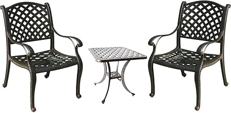 patio table and 2 chairs