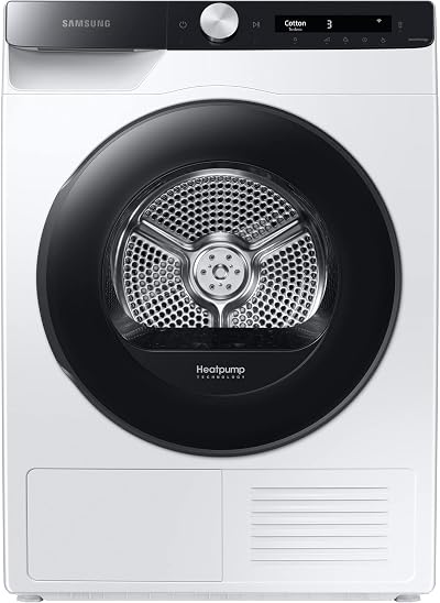 Samsung Series 5 Plus 9kg Freestanding Heat Pump Tumble Dryer White