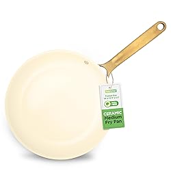 NutriChef 10" Medium Ceramic Fry Pan - Non-Stick