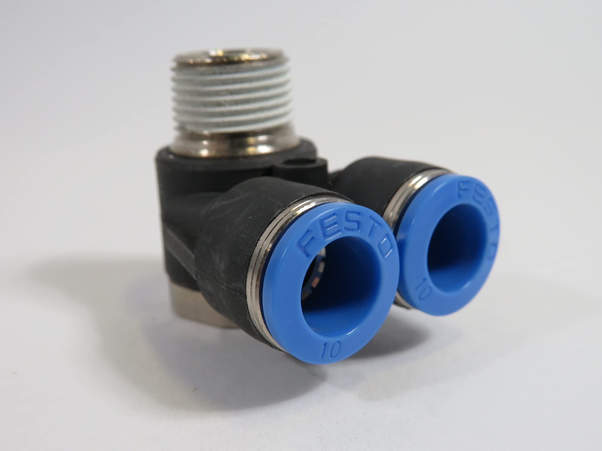 Festo 153194 Model QSYLV-3/8-10 Push-In Y-Fitting