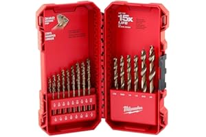 Milwaukee Electric - 23 PC RED Helix Cobalt Drill BIT Set