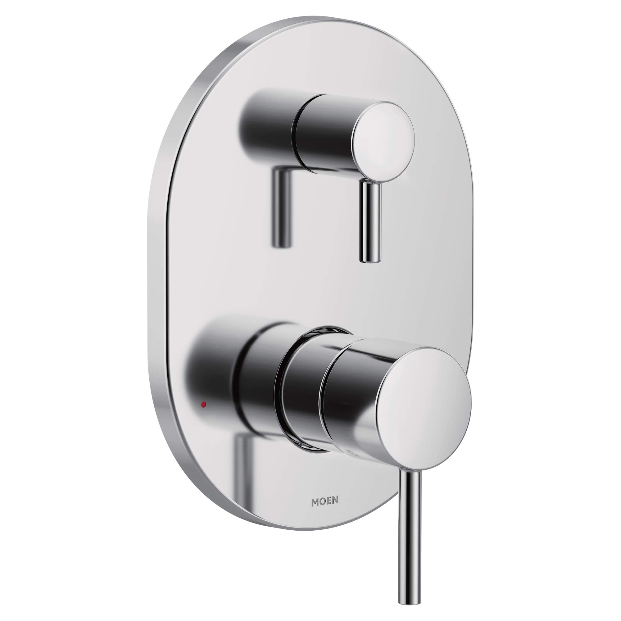 Photo 1 of Moen Align Chrome M-CORE 3-Series 2-Handle Shower Trim with Integrated Transfer Valve, Valve Required, UT3290