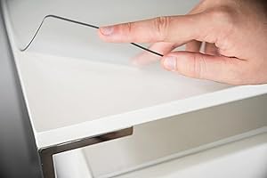 ExactMade - Clear Table Protector, USA Made, Safe, 12 x 22 Inch, 2mm Thick Ultra Clear Smooth Vinyl, Clear Desk Pad Mat for Writing Desk, Clear Desk Blotter for Office Table