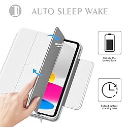 ZENLU iPad 10th Generation Magnetic Case with