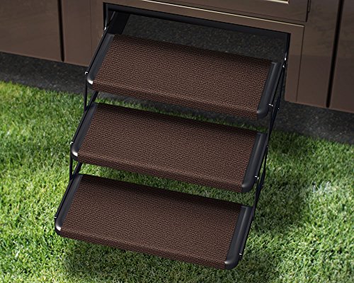 Prest-O-Fit 2-4066 Chocolate Brown 18" Wide Outrigger RV Step Rug, 3 Pack, - Thumbnail 2