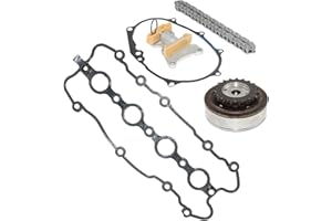 Timing Chain Tensioner Kit w/Camshaft Adjuster 06F109088J Replacement for 06-09 Audi A4 Jetta Passat 2.0T BPY 06F109217A 06D1