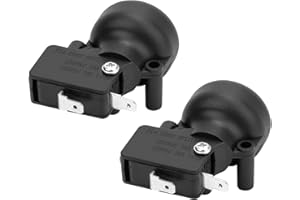 2 Pack Patio Heater Tip Over Switch, FD4 Dump Switch 250V 15A/125V 20A T125, Tilt Safety Shut-Off for Propane Gas Outdoor/Roo