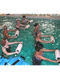Aparato de flotación TheraBand Kickroller con empuñadura acolchada, equipo para ejercicios aeróbicos acuáticos, hidroterapia para el fortalecimiento de la parte superior e inferior del cuerpo, entrenamiento y clases de natación, ejercicios y entrenamiento