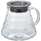Hario V60 Glass Range Coffee Server, 600ml, Clear