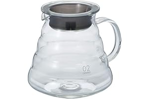 Hario V60 Clear Glass Range Server, 600ml