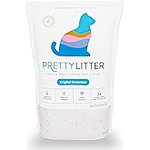 Product Title: PrettyLitter Health Monitoring Cat Litter, Original Unscented Non-Clumping Crystal Litter (6 lbs)