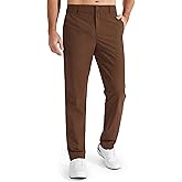 Libin Mens Golf Pants Stretch Work Dress Pants 30"/32"/34" Quick Dry Lightweight Casual Comfy Trousers with Pockets