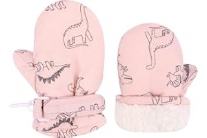 Urban Virgin Infant Baby Toddler Kids Winter Mittnes Lined Fleece Warm Waterproof Ski Snow Gloves For Boys Girls