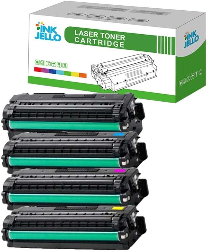 InkJello Remanufactured Toner Cartridge Replacement for Samsung CLP-680DW CLP-680ND CLX-6260FR CLX-6260FW Samsung CLX-6260ND CLT-506L (K/C/M/Y