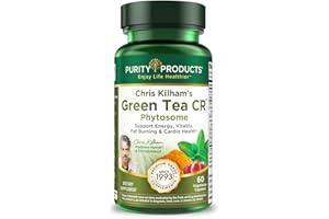 Purity Products Green Tea CR w/Phytosome Technology for Boosted Bioavailability from Chris Kilham 60 Capsules
