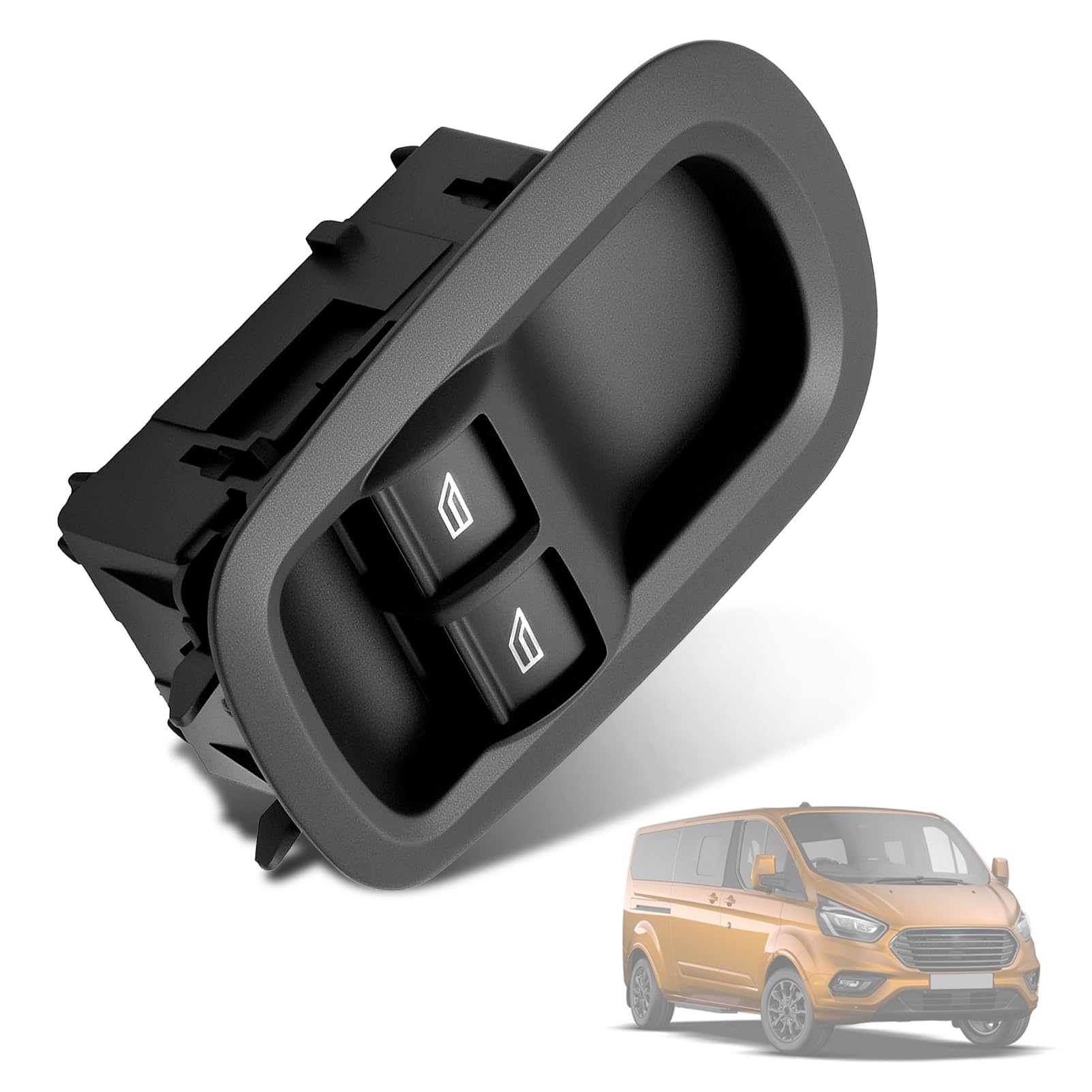 KASturbo 2029885 Door Double Master Window Control Switch Fit for Ford Transit MK8 Custom 1791339 Driver Side