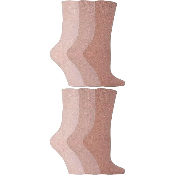 IOMI FOOTNURSE 3Pk Cushion Foot Diabetic Socks with Non-Slip Grip IOMI FOOTNURSE 3Pk Cushion Foot Diabetic Socks with Non-Slip Grip
