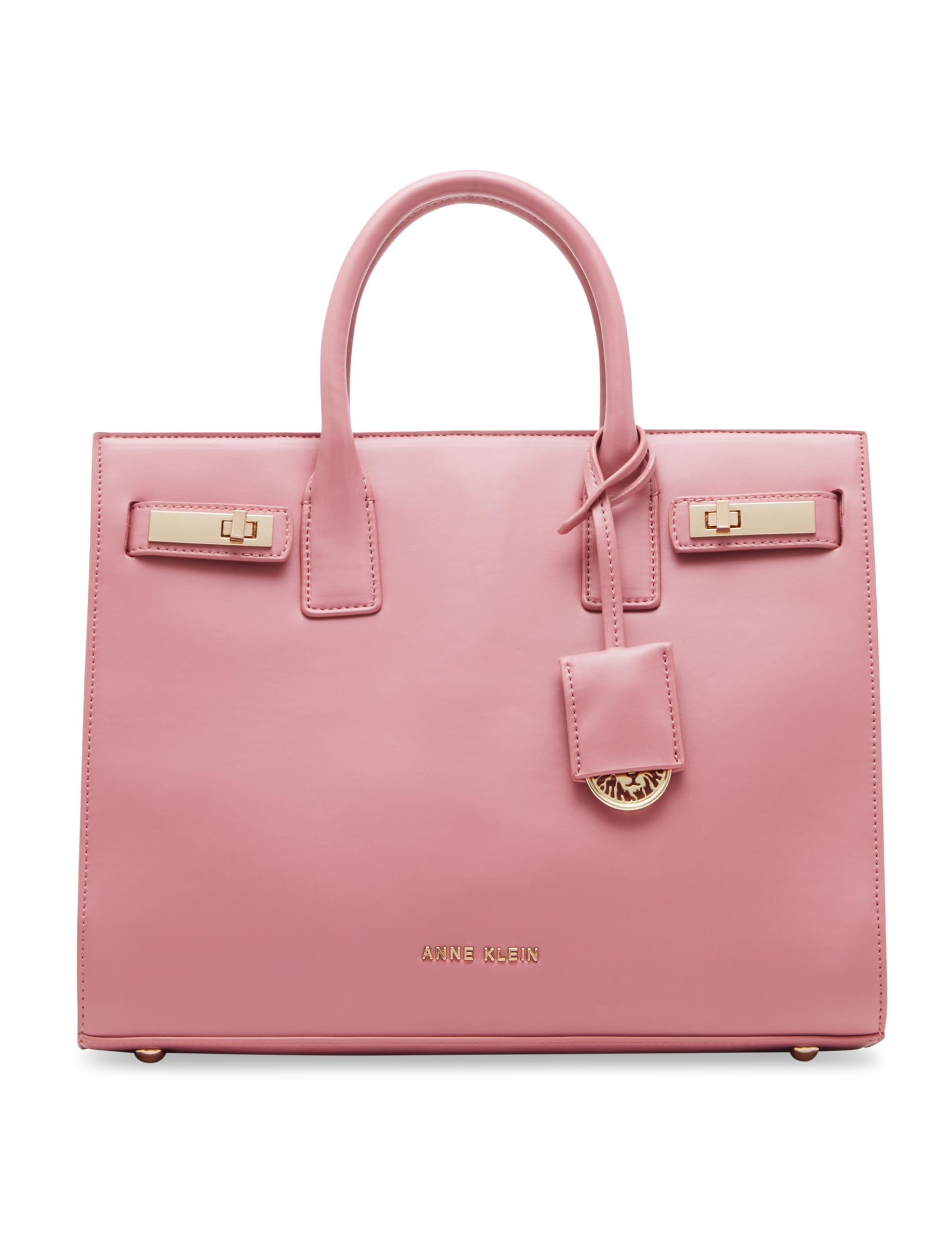 Anne Klein Convertible E/W Satchel with Double Turn