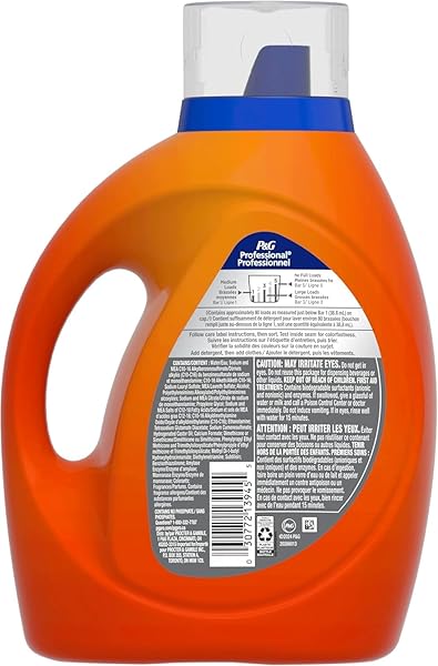TIDE PROFESSIONAL COMMERCIAL LIQUID LAUNDRY DETERGENT, 80 LOADS, 105 FL OZ, FOR BUSINESS USE