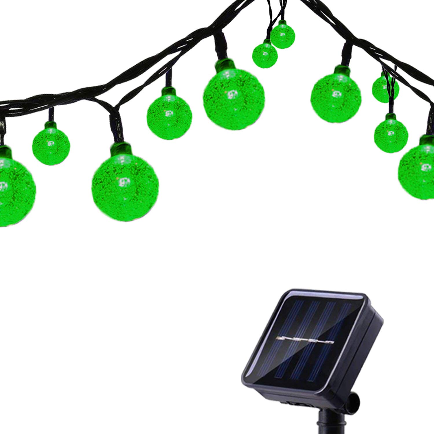 Tuokay, Solar Garden Lights, Outdoor Fairy Lights with Ball (Green)