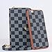 All in One iPhone 6s Plus Case, iPhone 6+ Wallet, Black Checker Pattern, With Multiple Pockets, Card Holder, Hand Strap, Mini Bag, Classic Design, Classy Series, Deluxe Business Style, For Men Guys