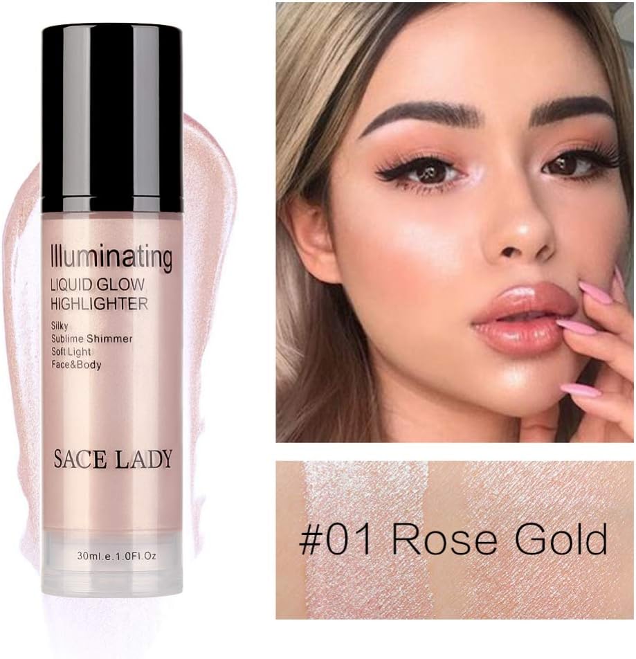 liquid highlighter under foundation