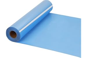HTVVETUR HTV Heat Transfer Vinyl 12Inch x 13Feet Rolls Iron on Vinyl DIY for T-Shirt, Easy to Cut & Weed Glossy (13ft, Sky Blue)