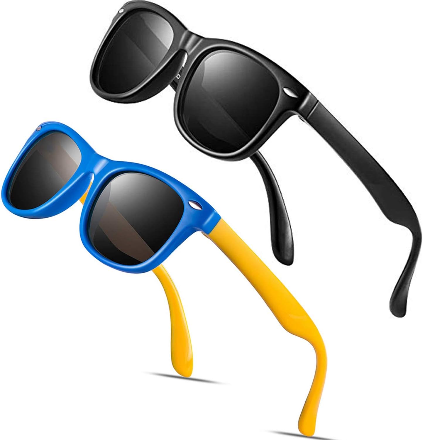 Baby Sunglasses Rubber Kids Polarized Sunglasses - FEIDU Fit Shades Glasses for Boys Girls toddler and Children Age 2-5