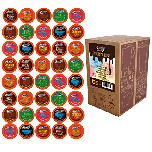 Brooklyn Beans Hot Chocolate Variety Pack Pods, Compatible with 2.0 K