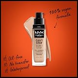 NYX Can’t Stop Won’t Stop 24H Full Coverage Foundation Vanilla Matte Waterproof view 2