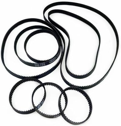 Ruimou 8pcs 2GT-6mm Closed Loop Timing Belt Rubber 3D Printer 4.33-15.75in