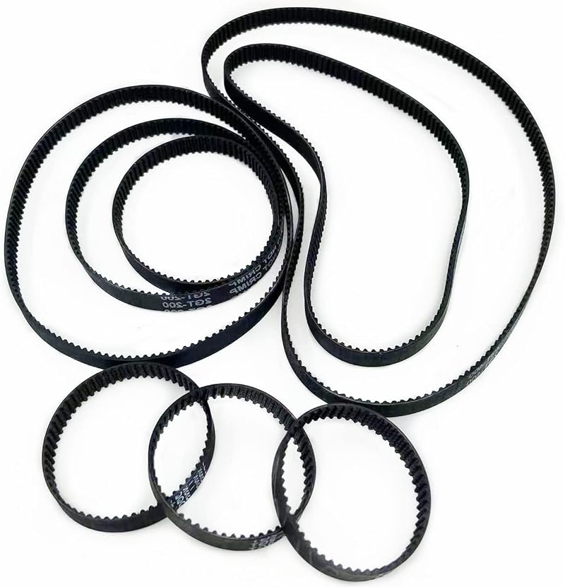 Ruimou 8pcs 2GT-6mm Closed Loop Timing Belt Rubber 3D Printer 4.33-15.75in
