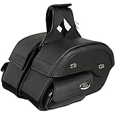 Milwaukee Leather MP8305-BLK-PCS Black Saddle Bag