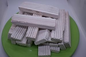 INDIA CLAY Grooved white slate pencils